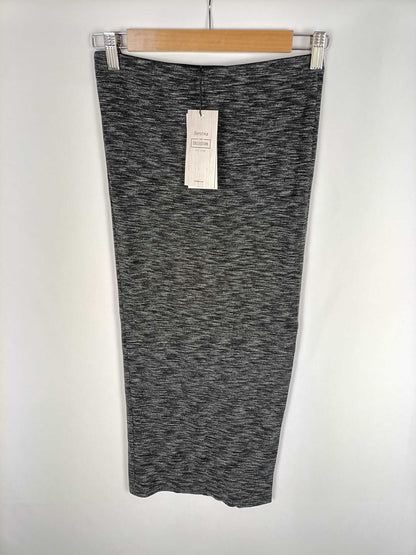 BERSHKA.Ts grey fitted skirt