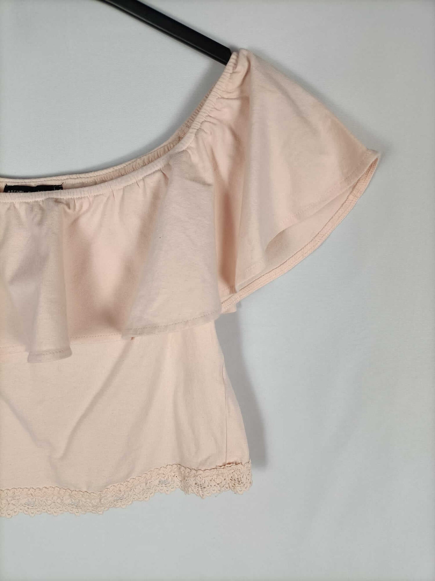 BERHSKA.Croptop rosa T.L