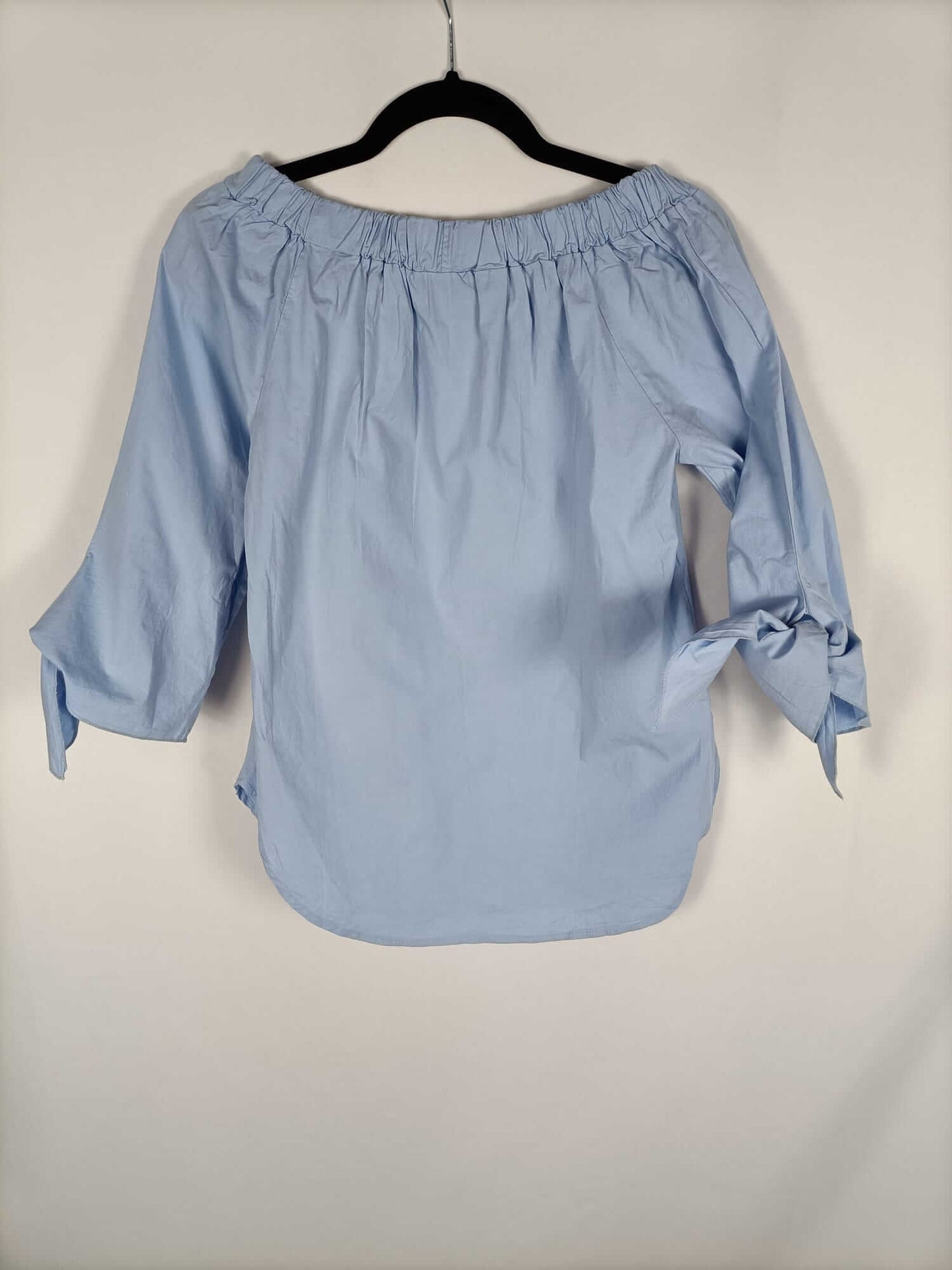 OTHERS.Blue boat neck top TU (S/M)