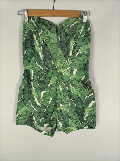 H&M.Mono corto estampado T.36