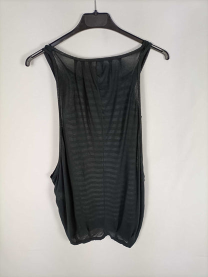 SISLEY.Black double-layer top S 10/11