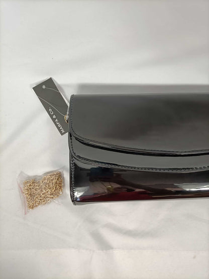 MARFA&CO.Cartera negra charol