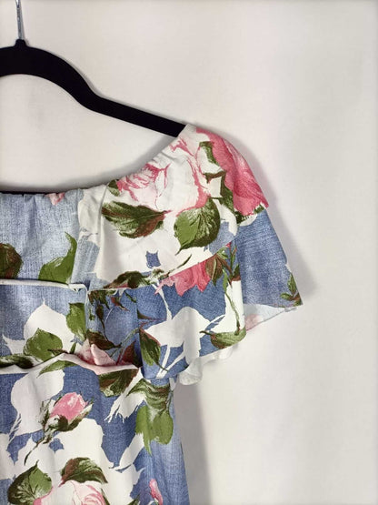 OTRAS.Vestido corto flores T.s/m