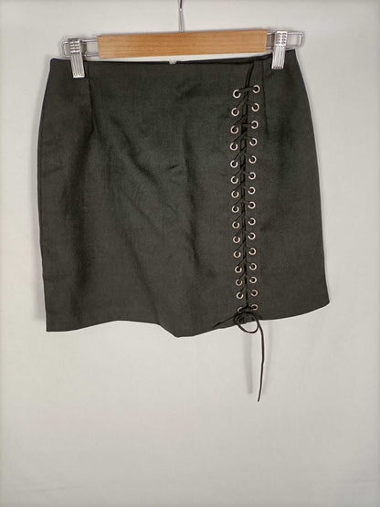 OTRAS.Falda corta paño cuerdas T.36