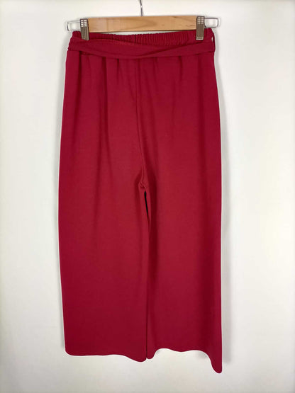 OTRAS.Pantalones burdeos palazzo TU (s/m)