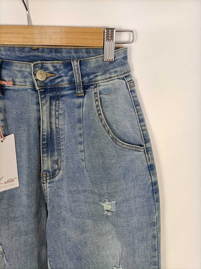 LETIZ.Pantalones denim anchos T.xs