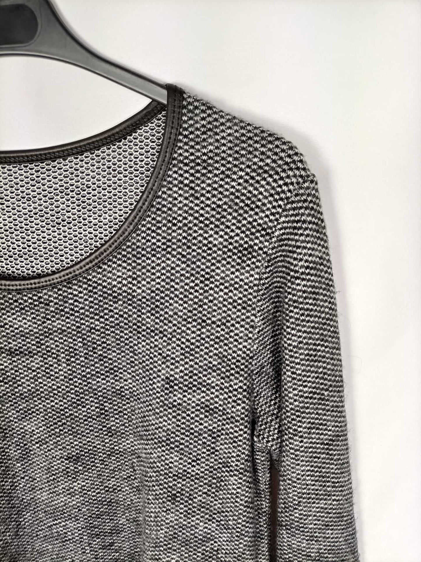 OTRAS.Vestido gris jaspeado TU (s/m)