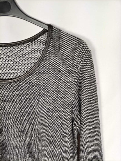 OTRAS.Vestido gris jaspeado TU (s/m)