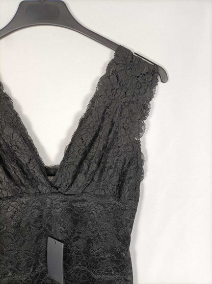 GUESS. Vestido negro encaje T.s