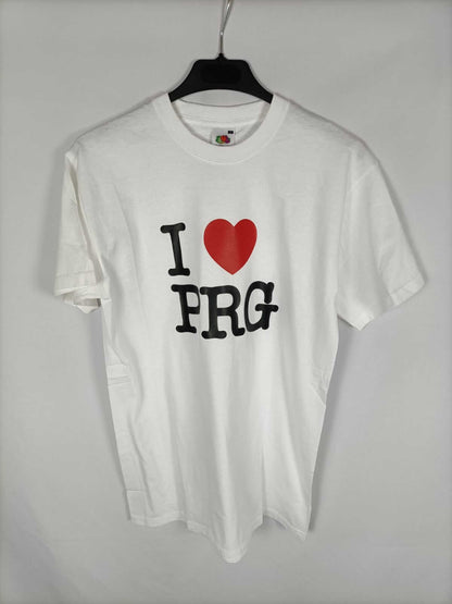 OTRAS. Camiseta blanca letras T.s