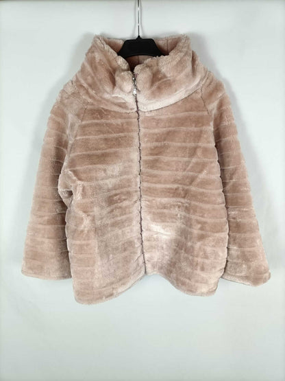 OTRAS. Abrigo pelito rosa TU (s/m)
