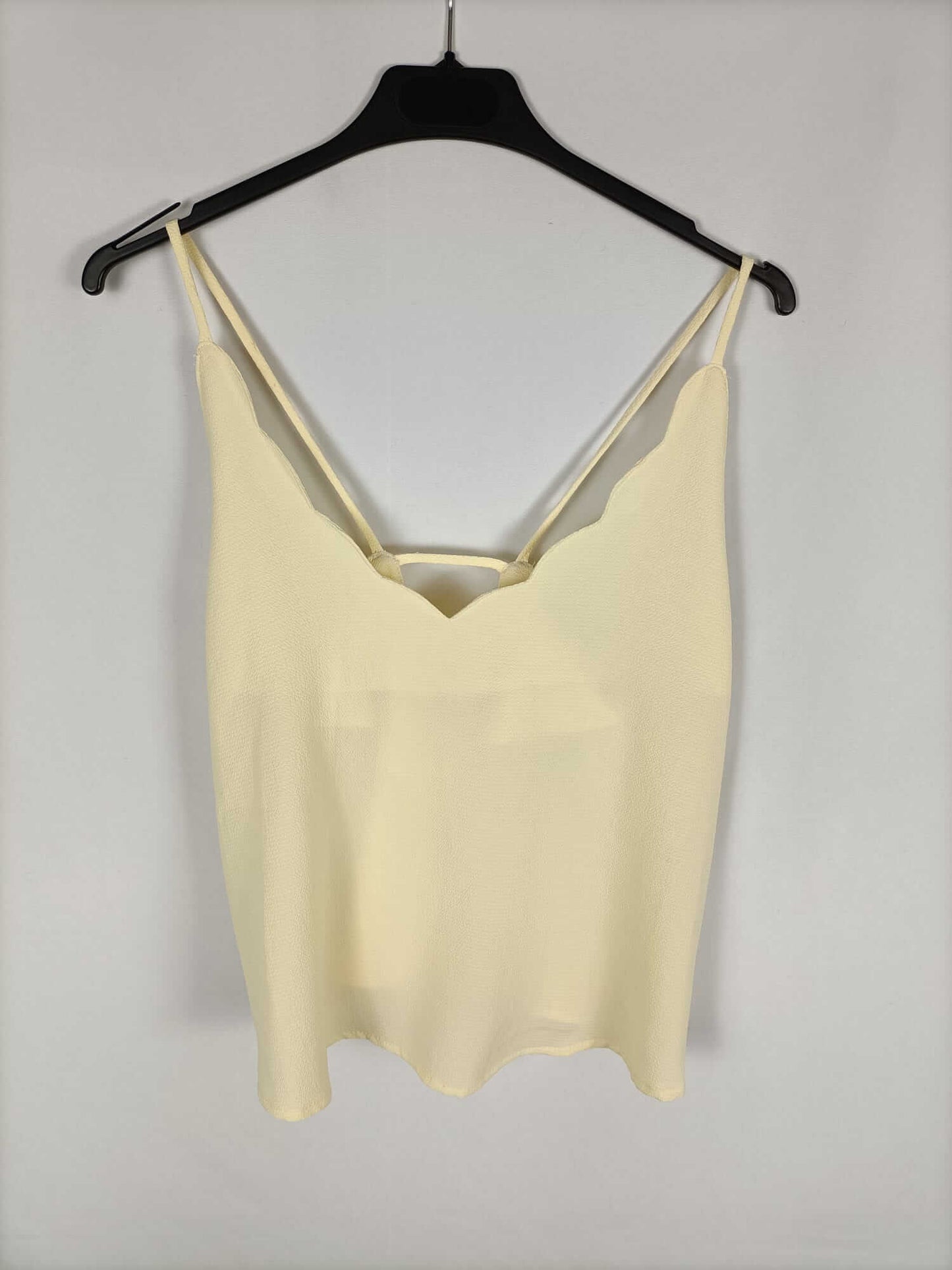 MANGO. Top amarillo T.xs