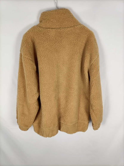 ZAFULL. Abrigo borrego camel T.36