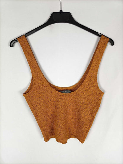PRIMARK. Top mostaza punto T.32/34