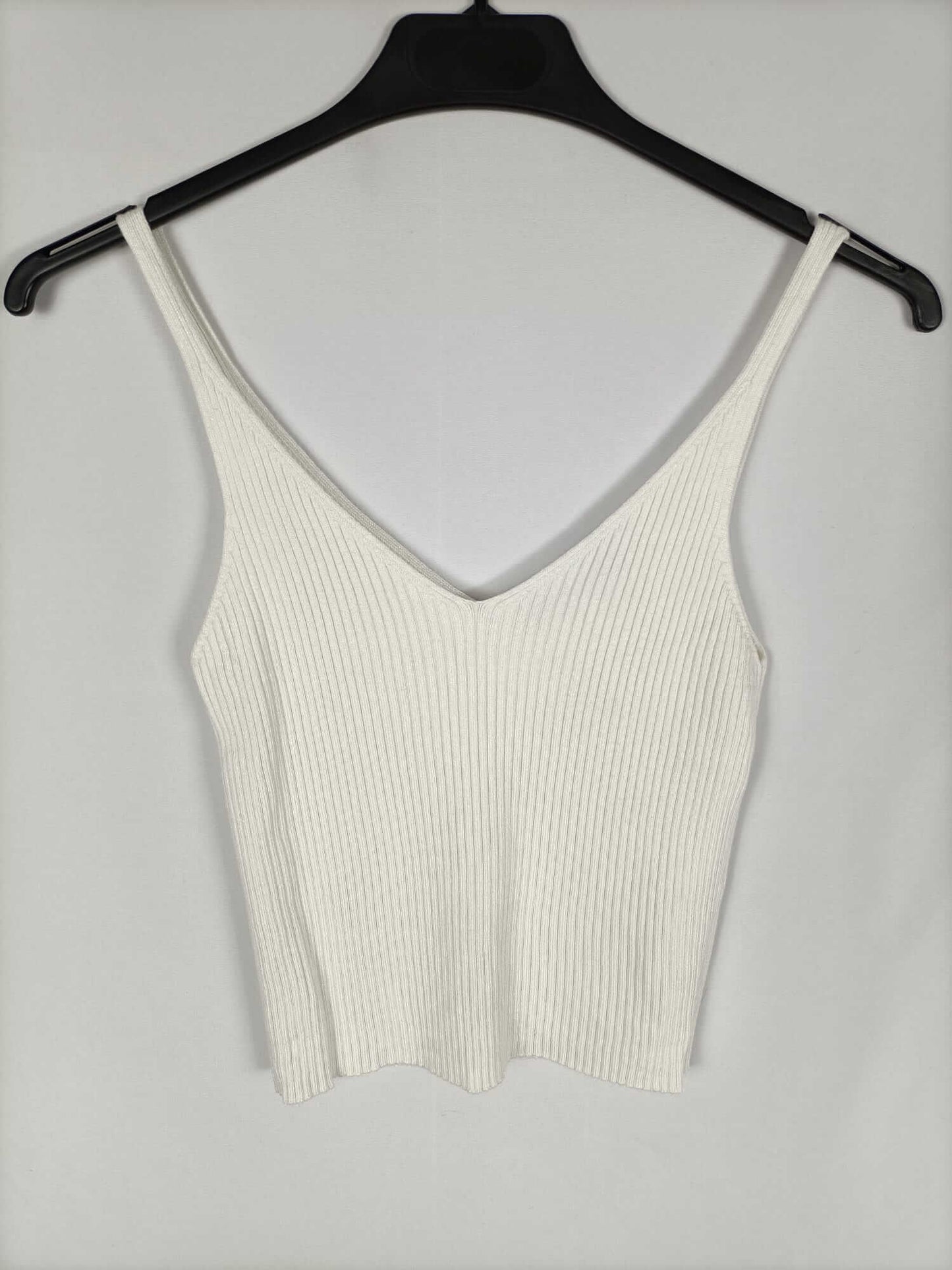 STRADIVARIUS. Top punto blanco T.s