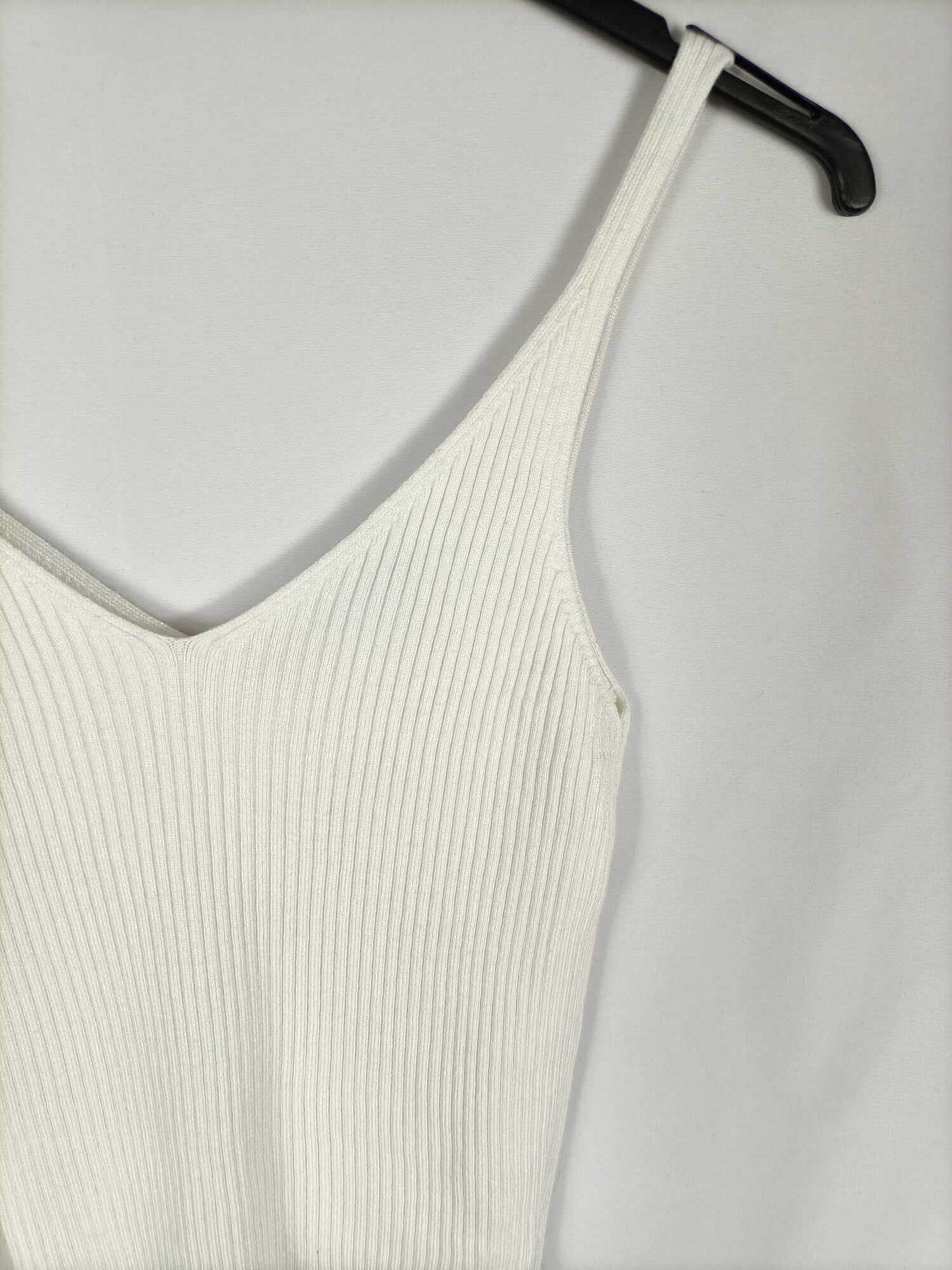 STRADIVARIUS. Top punto blanco T.s