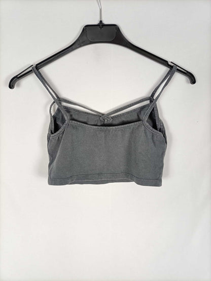 OTRAS. Croptop gris T.38