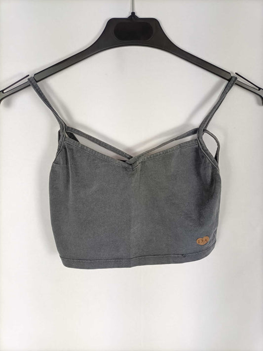 OTRAS. Croptop gris T.38
