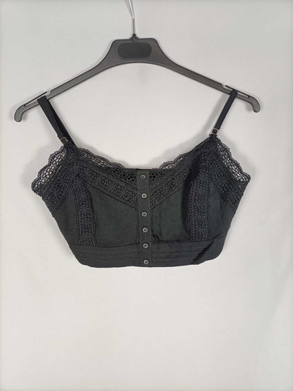 OTRAS. Croptop negro Tu (s/m)