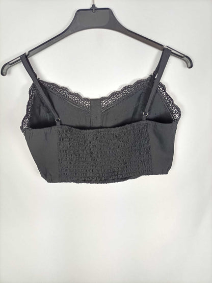 OTRAS. Croptop negro Tu (s/m)