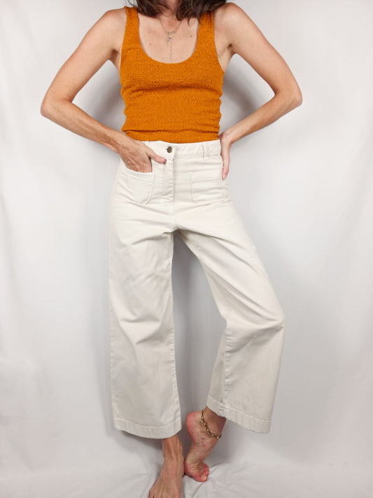 PRIMARK. Top mostaza punto T.32/34