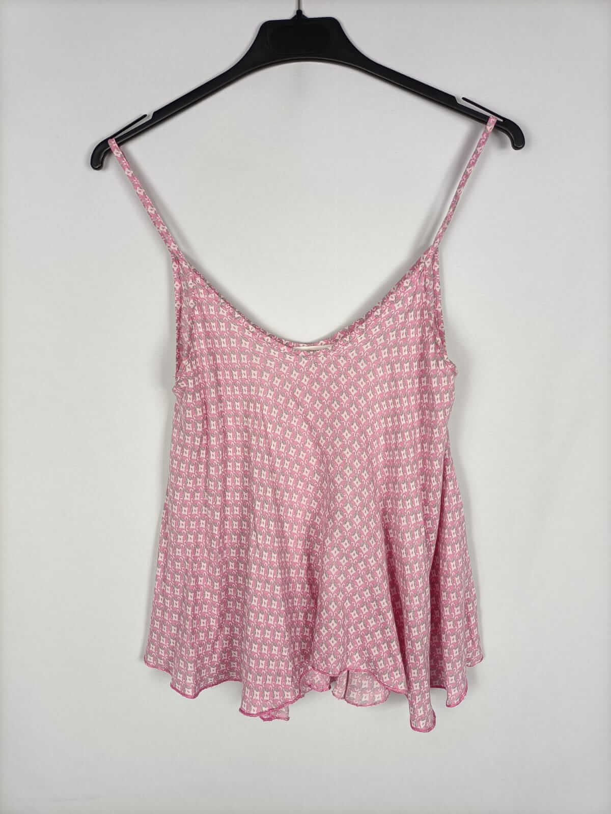 BROWNIE.Top rosa estampado T.xs/s