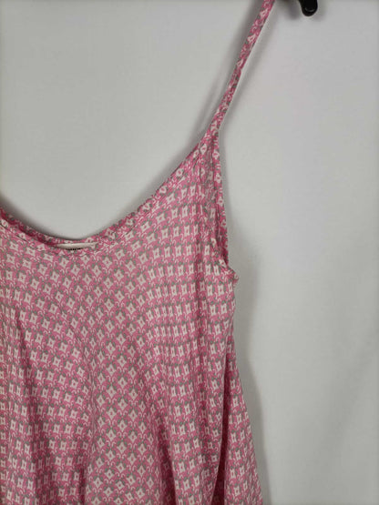 BROWNIE.Top rosa estampado T.xs/s