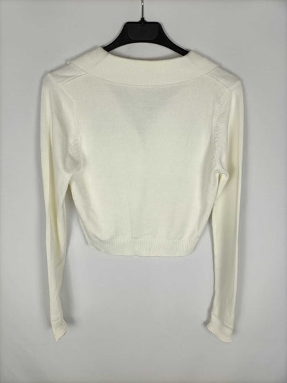 OTRAS.Rebeca/top punto blanco roto TU (xs/s)