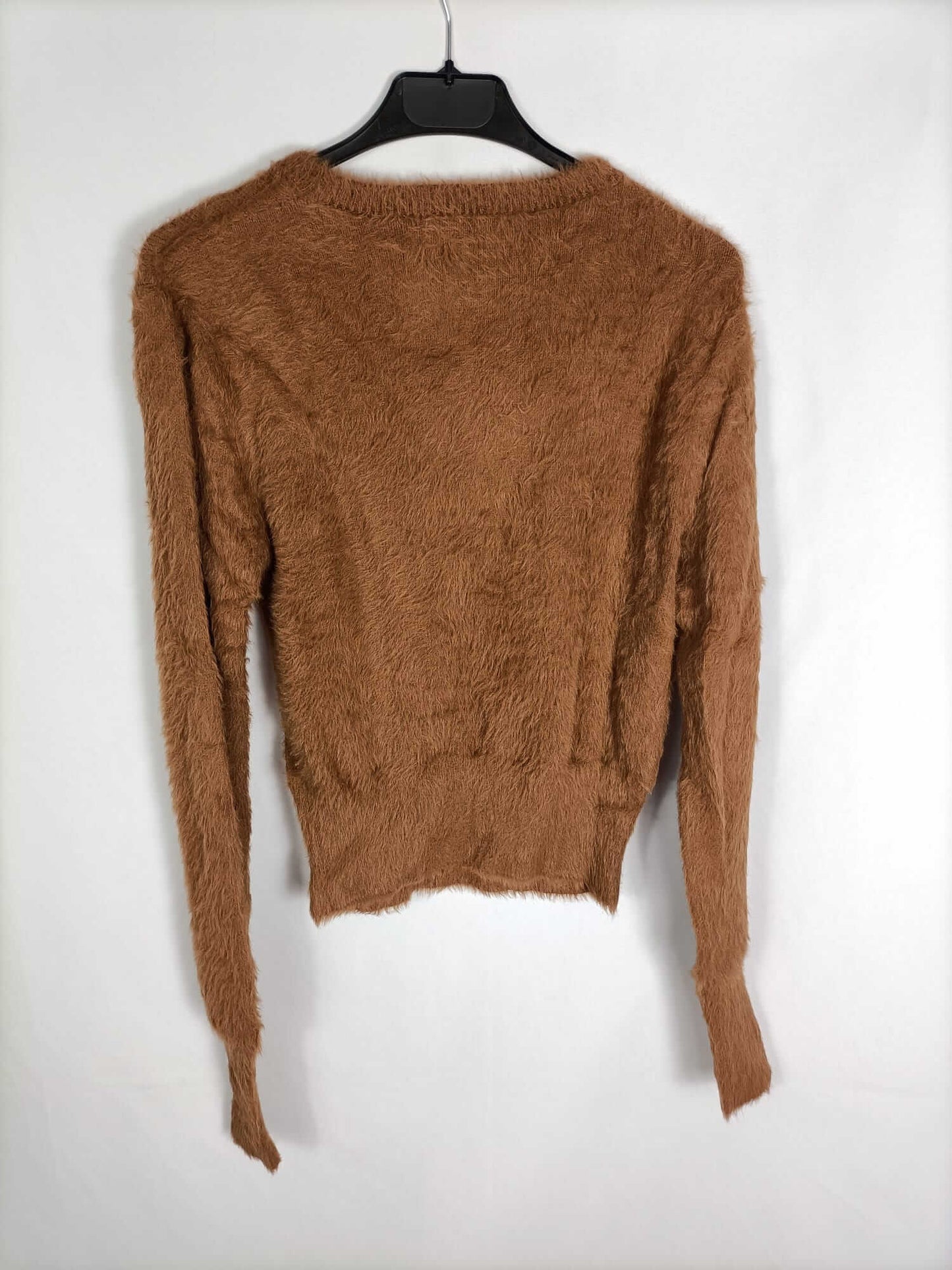 ZARA. Jersey camel pelito T.m