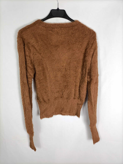 ZARA. Jersey camel pelito T.m