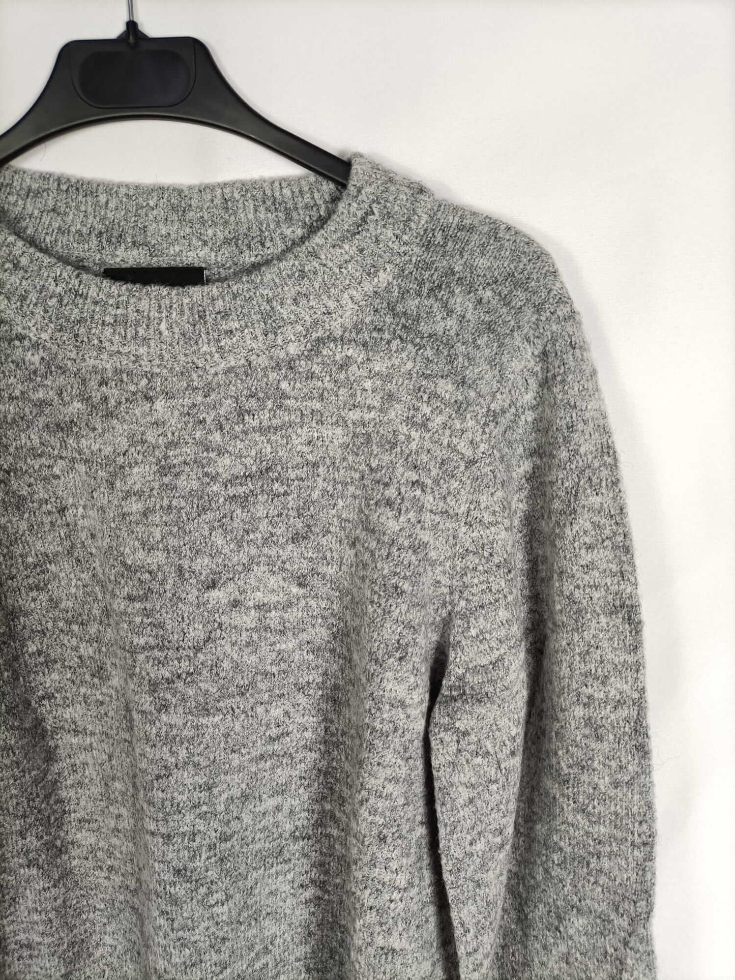 OBJET. Jersey gris jaspeado T.m