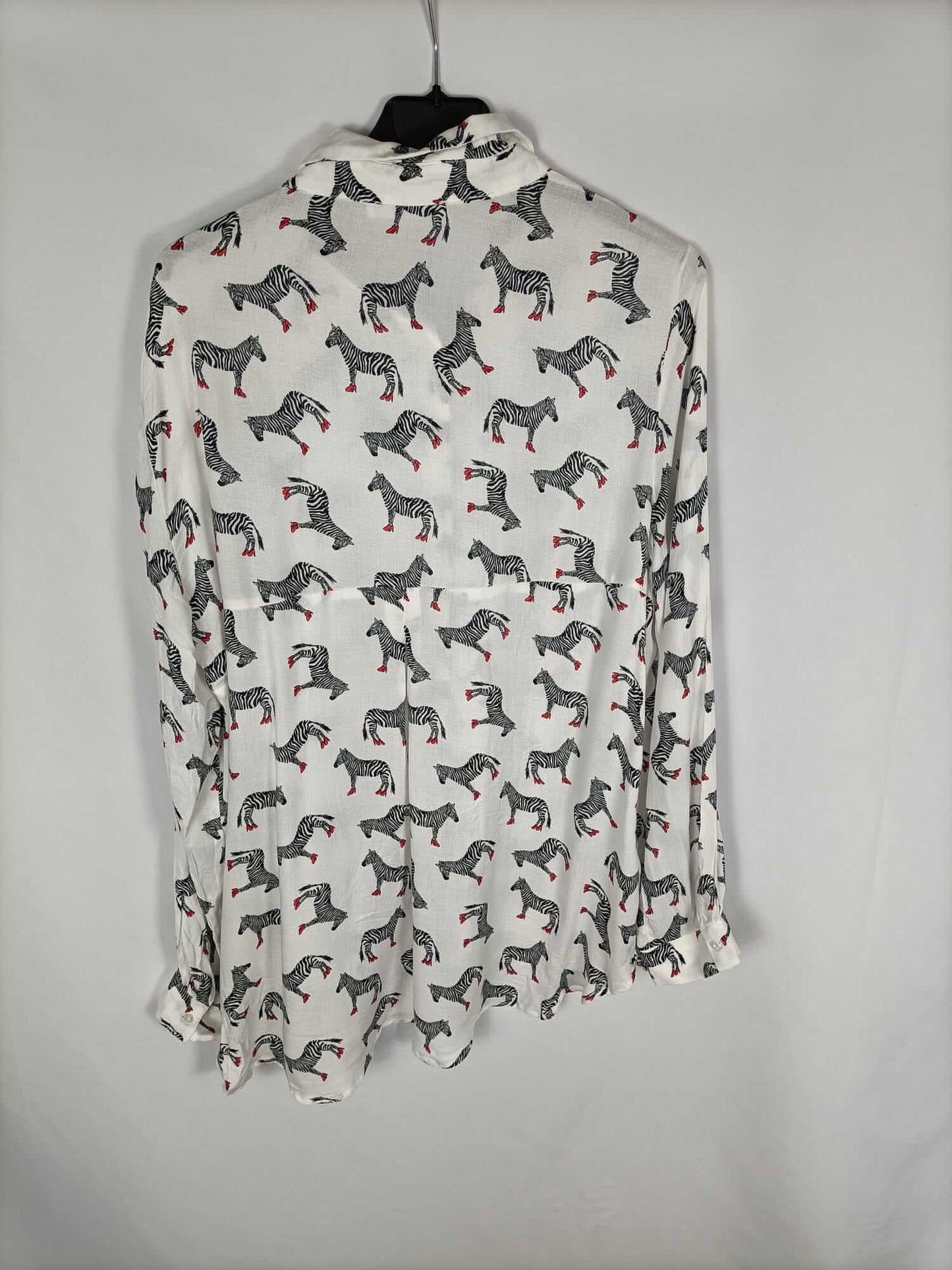 MANGO. Camisa cebras T.l