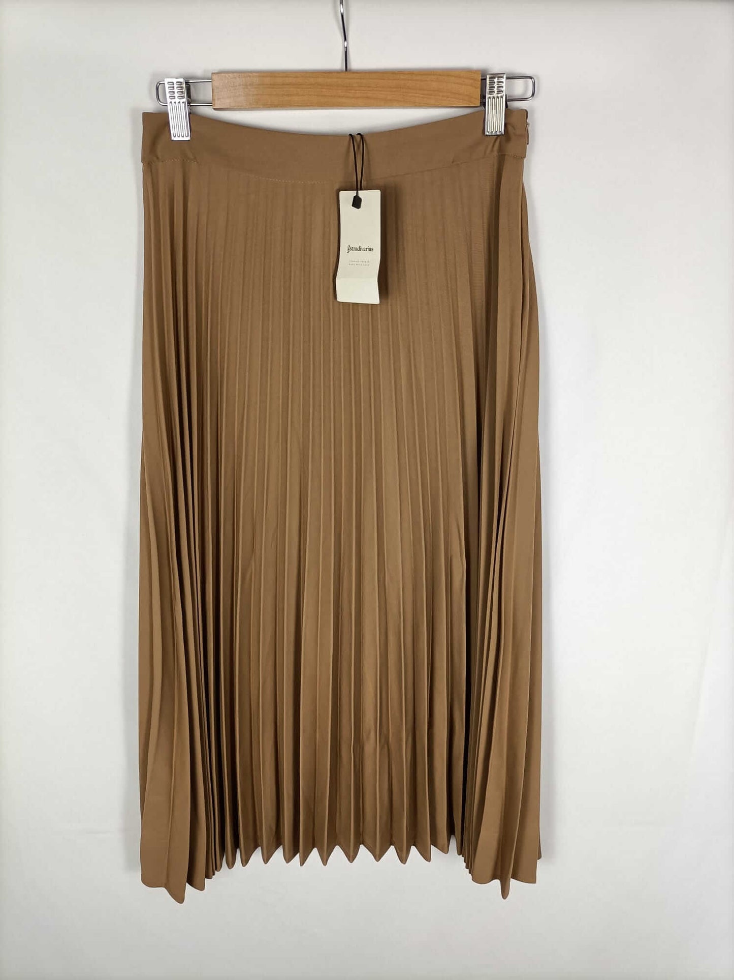 STRADIVARIUS. Falda midi plisada T.m