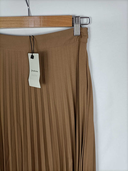 STRADIVARIUS. Falda midi plisada T.m