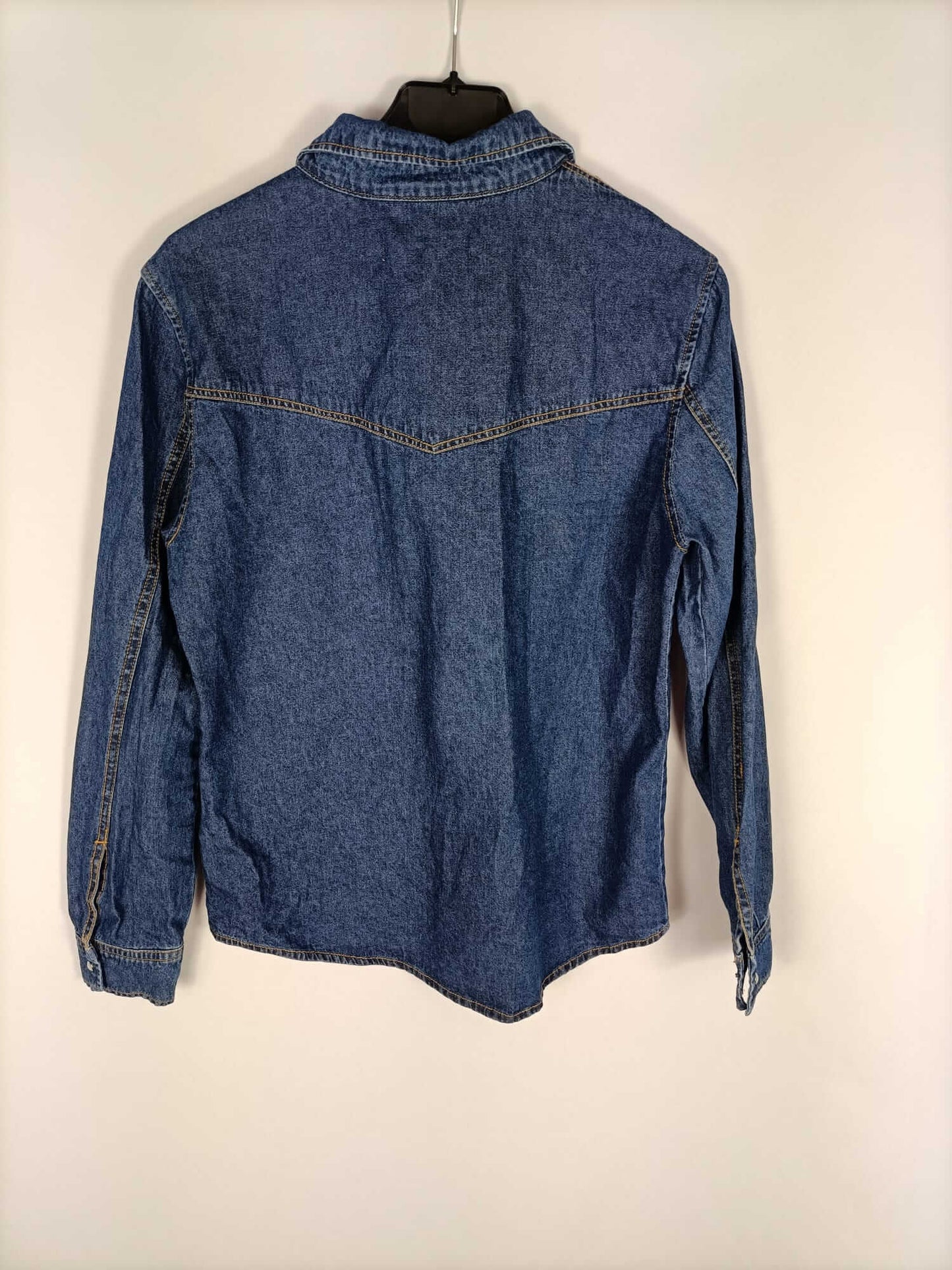 MANGO. Camisa/sobrecamisa vaquera T.s