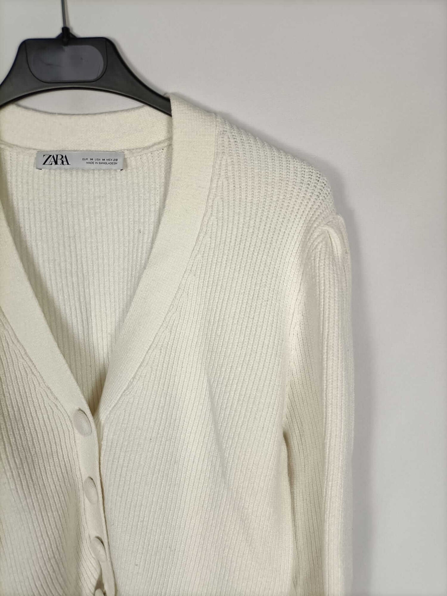 ZARA. Rebeca blanca T.m