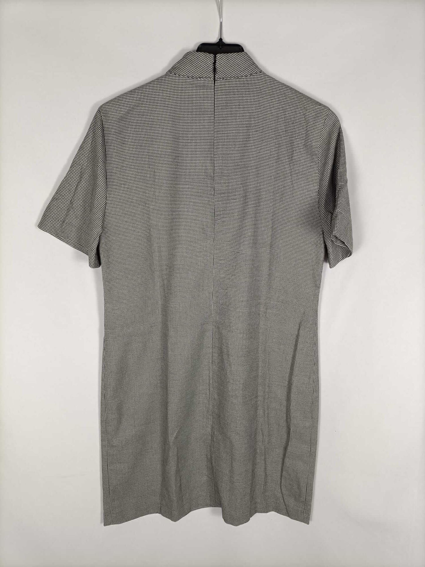 ZARA. Vestido corto pata de gallo T.s