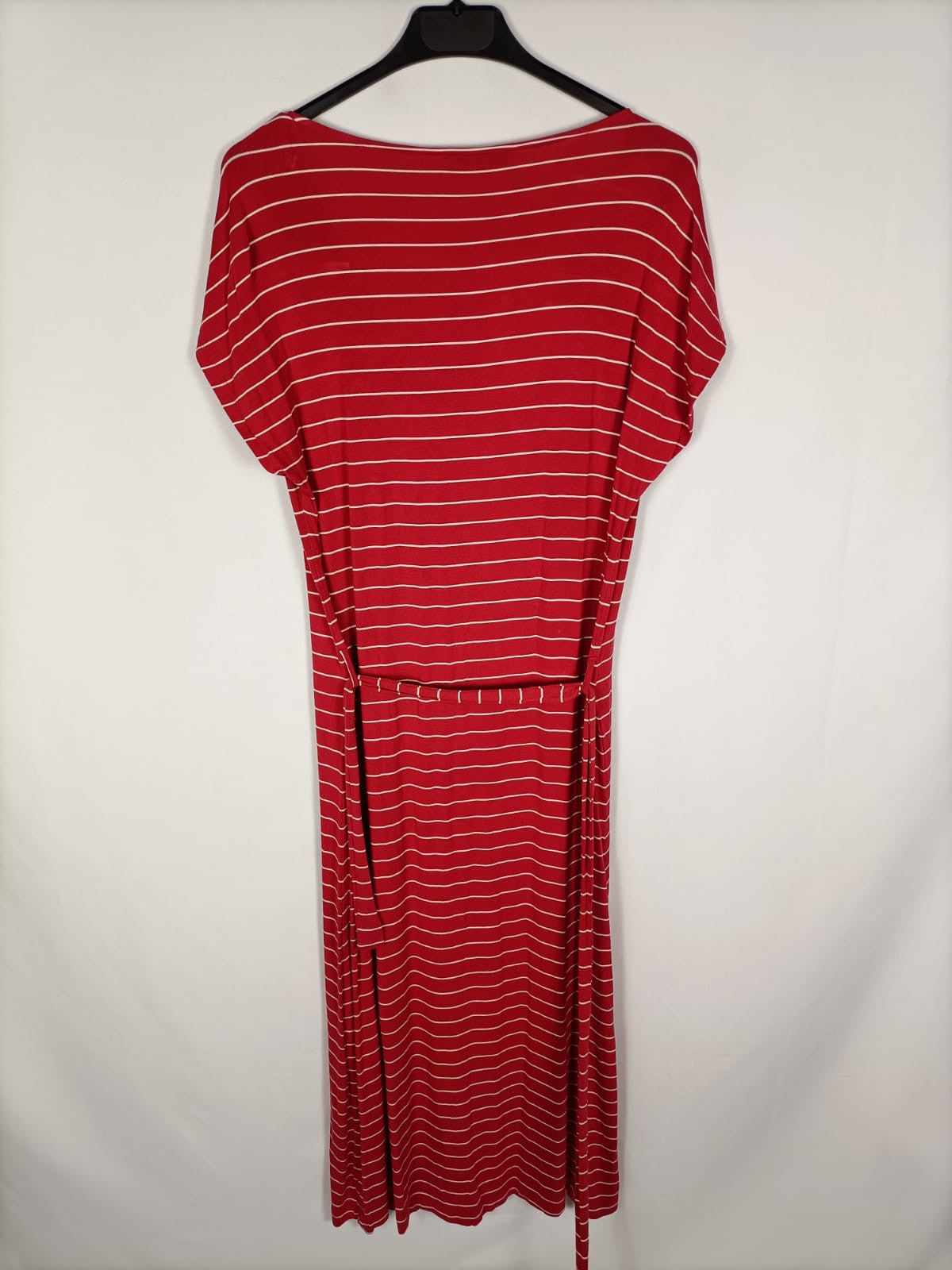 MANGO. Vestido rayas elástico T.m