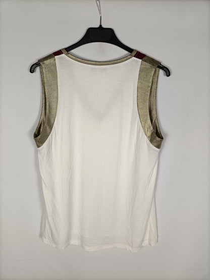 MORGAN. Camiseta tricolor T.l