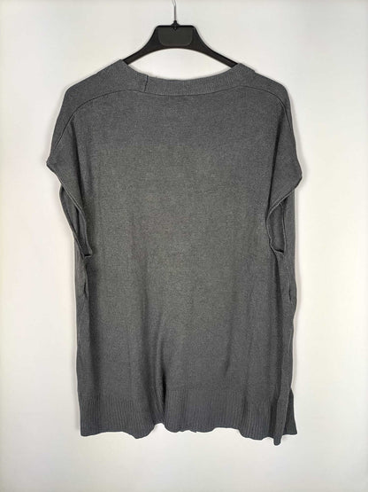 BUGANVILIA. Cárdigan gris punto TU (s/m)