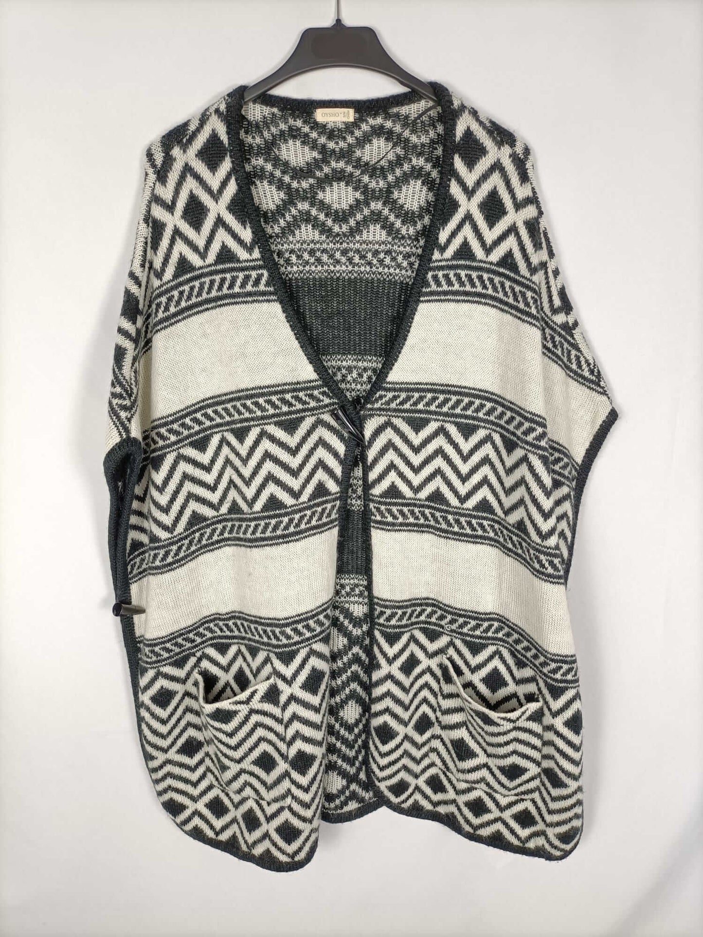 OYSHO. Cárdigan étnico T.s/m