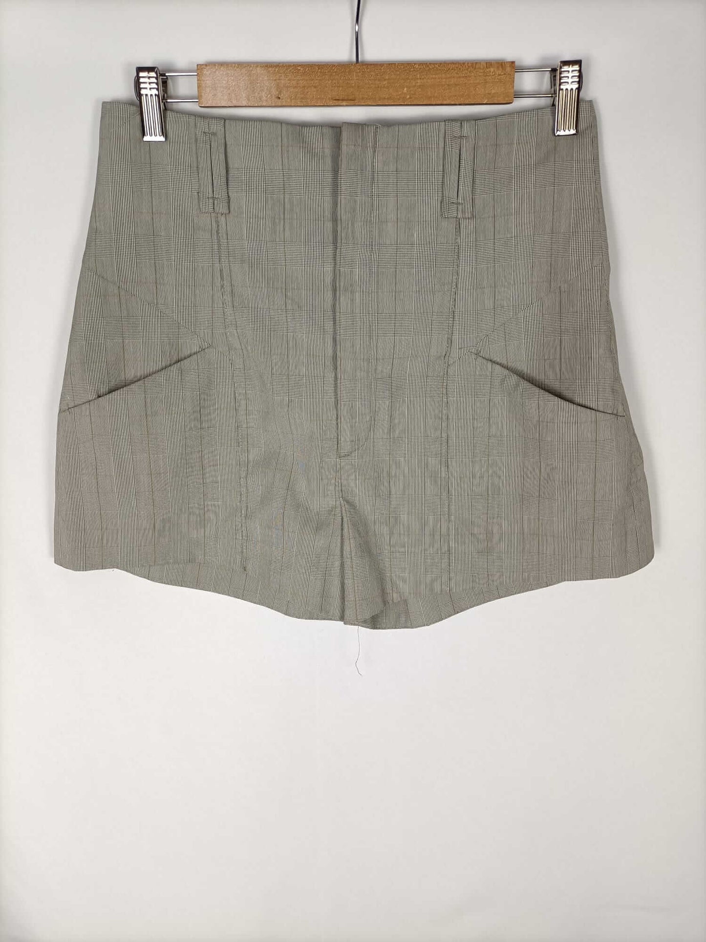 ZARA.Checkered shorts Tm