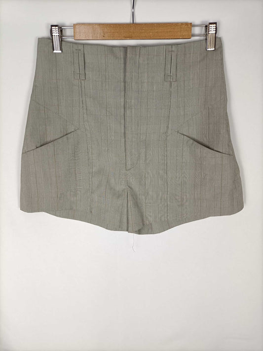 ZARA.Checkered shorts Tm