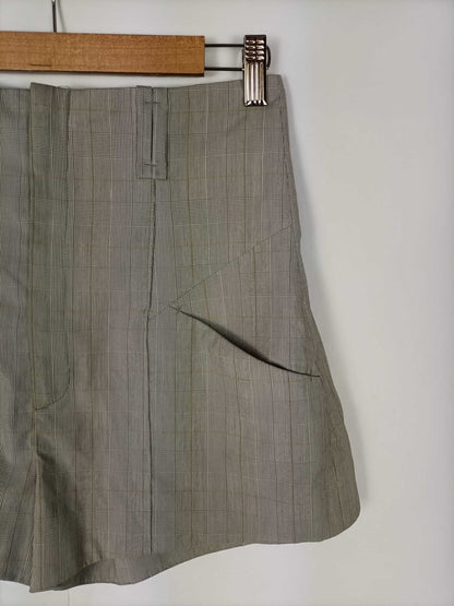 ZARA.Checkered shorts Tm