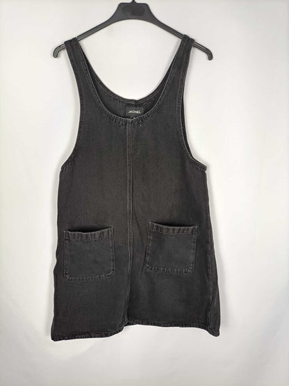 MONKI.Peto negro tejido denim T.xs