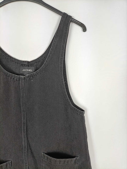 MONKI.Peto negro tejido denim T.xs