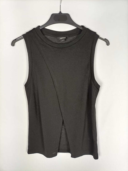 MONKI.Top negro punto T.xs