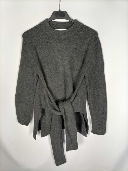 ZARA.Jersey gris lazada T.s