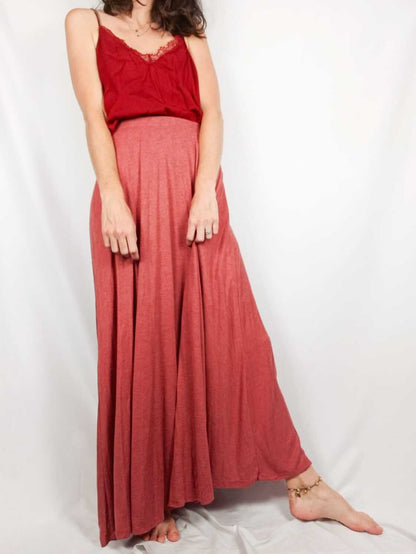 BERSHKA. Long tile skirt Tm