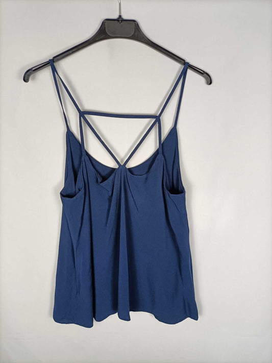 OKEYSI. Top tirantes azul T.s